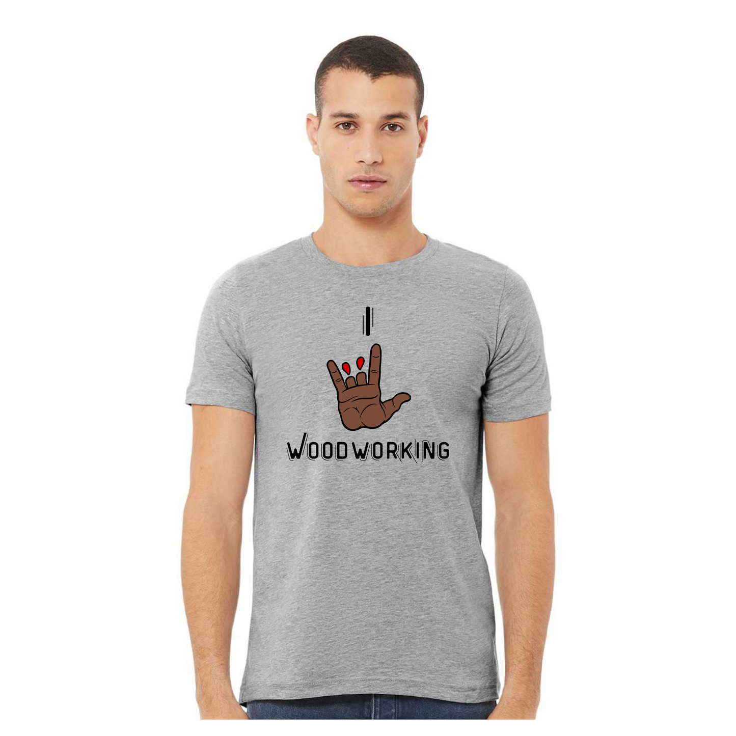 I love Woodworking Tshirt (ASL)